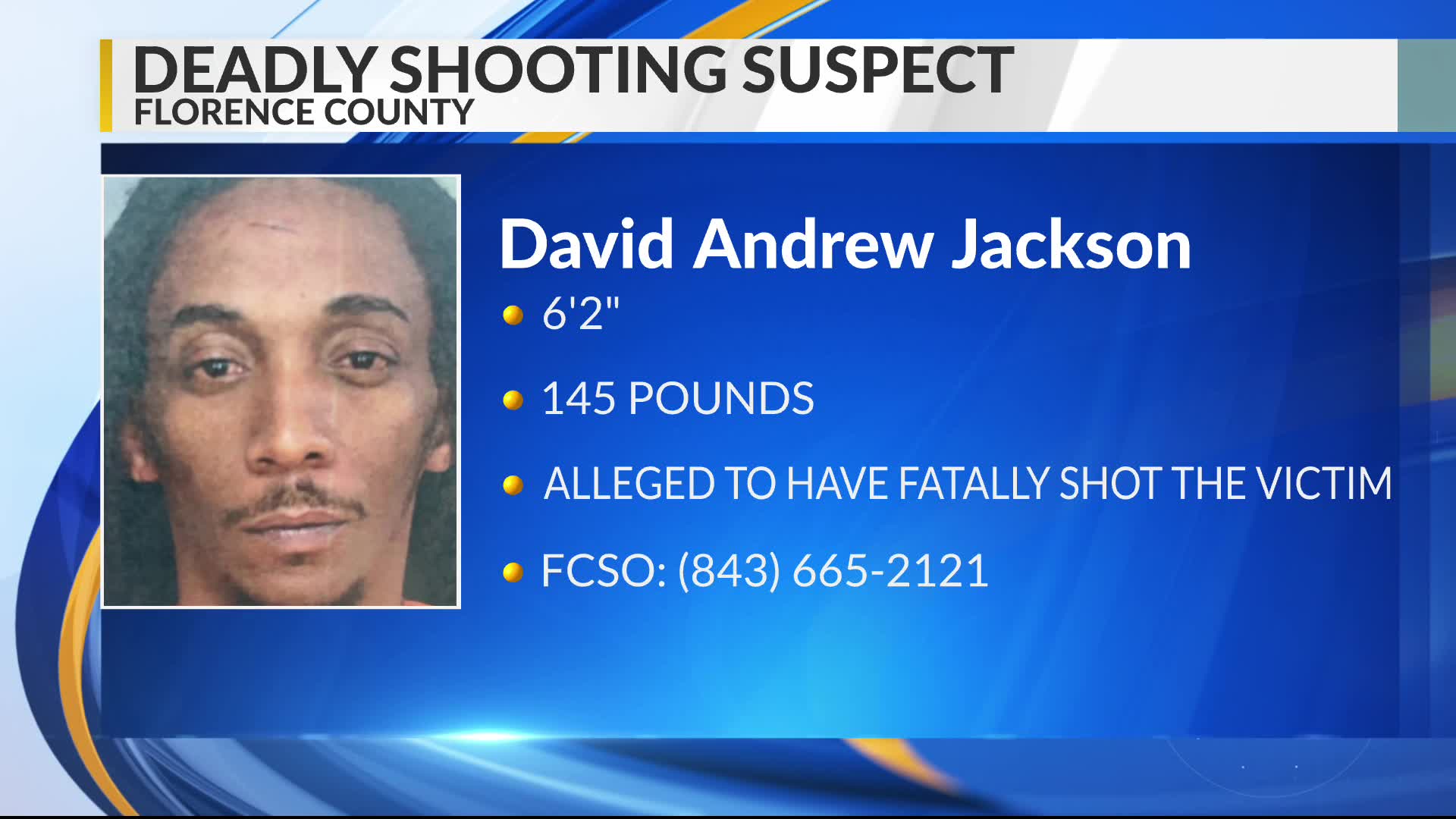 Deputies look for man in deadly Florence Co. shooting – WBTW